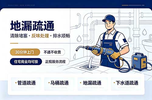莲湖地漏疏通