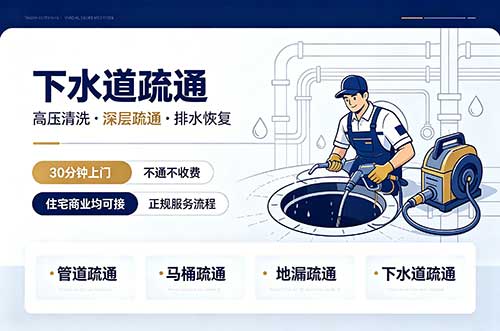 莲湖下水道疏通