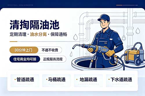莲湖清掏隔油池